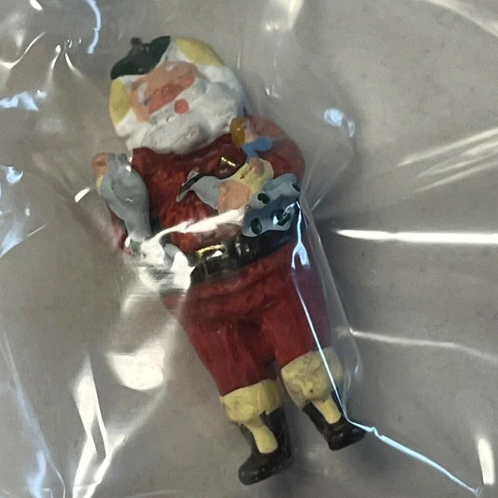 1988 Hallmark Keepsake Miniature Ornament Jolly‎ St Nick Santa Claus QXM572-1
